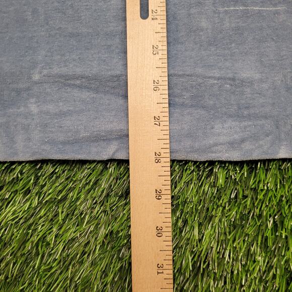 Vintage 70s LAX Velour Striped Pullover Sweater Large Slim-Fit Made IN USA - Picture 7 of 11